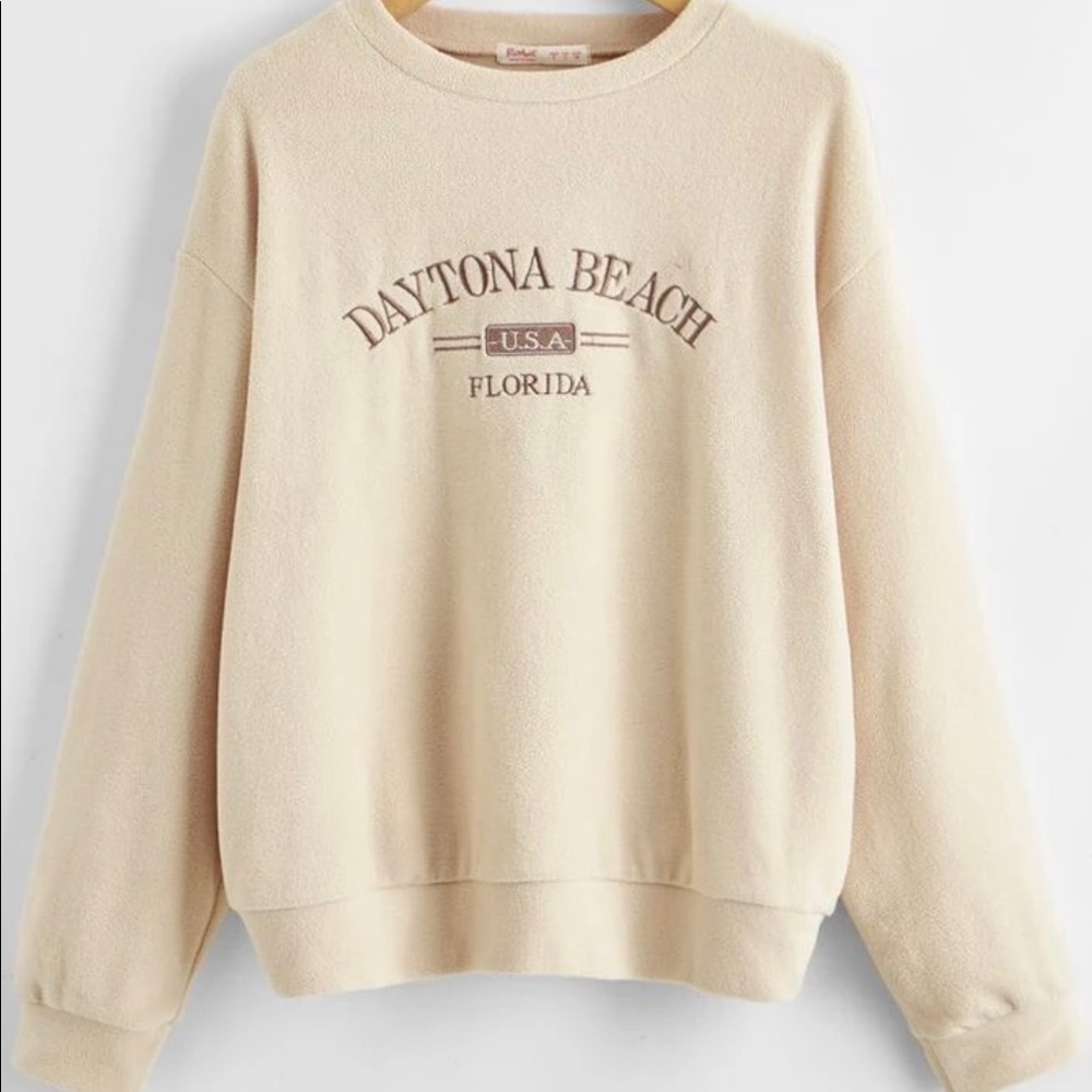 Beige crewneck women’s